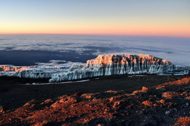 Kilimanjaro arctic zone